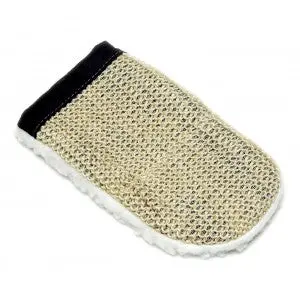 Ers Equi Essentials Sisal And Fleece Grooming Mitt 1