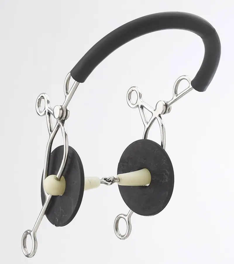 Ers Happy Mouth Jointed Roller Hackamore 1