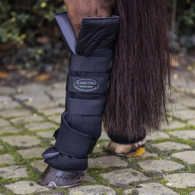 Ers Lami-Cell Enviro Green Easy Wrap Stable Boots 1