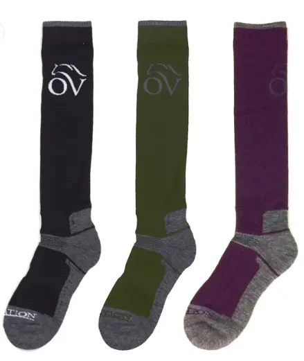 Ers Ovation Tech Merino Wool Socks Size 8-10 2