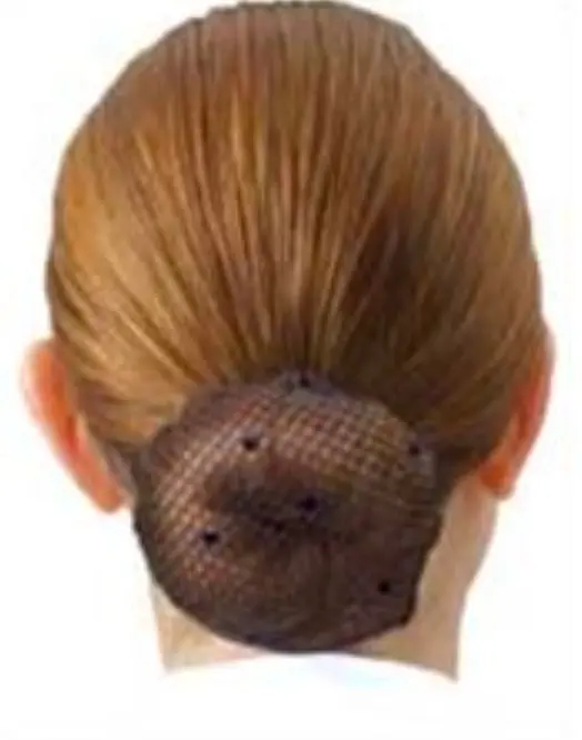 Ers Showquest Bun Nets Swarovski Blk Crystals One Size 1