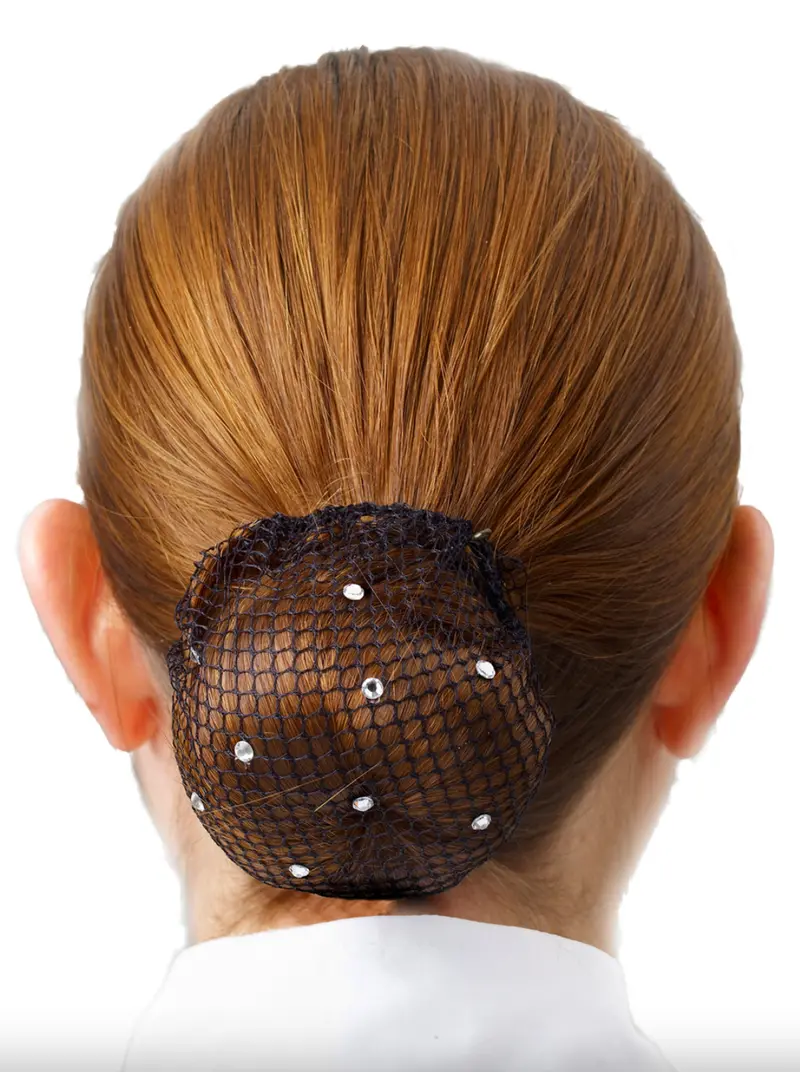 Ers Showquest Bun Nets Swarovski Crystals One Size 1
