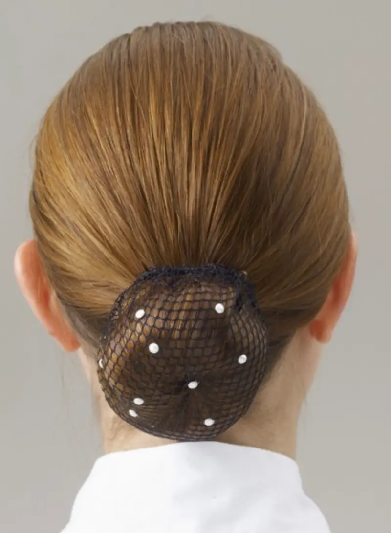 Ers Showquest Bun Nets Swarovski Pearls One Size 1