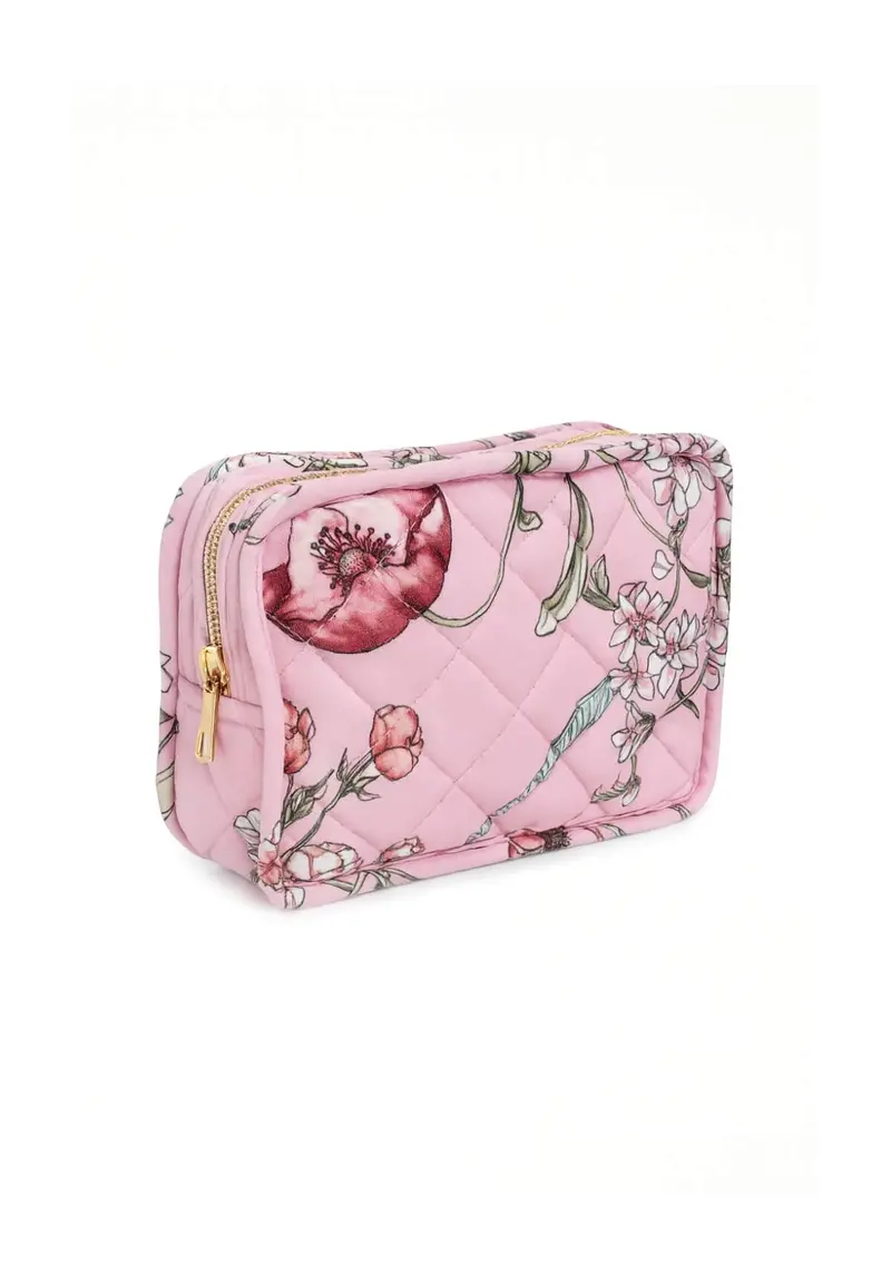 Essentials Pouch | Herbaria Print | Rose 2