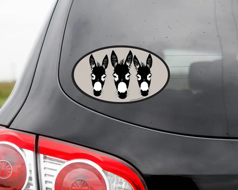 Euro Stickers - Donkeys 1