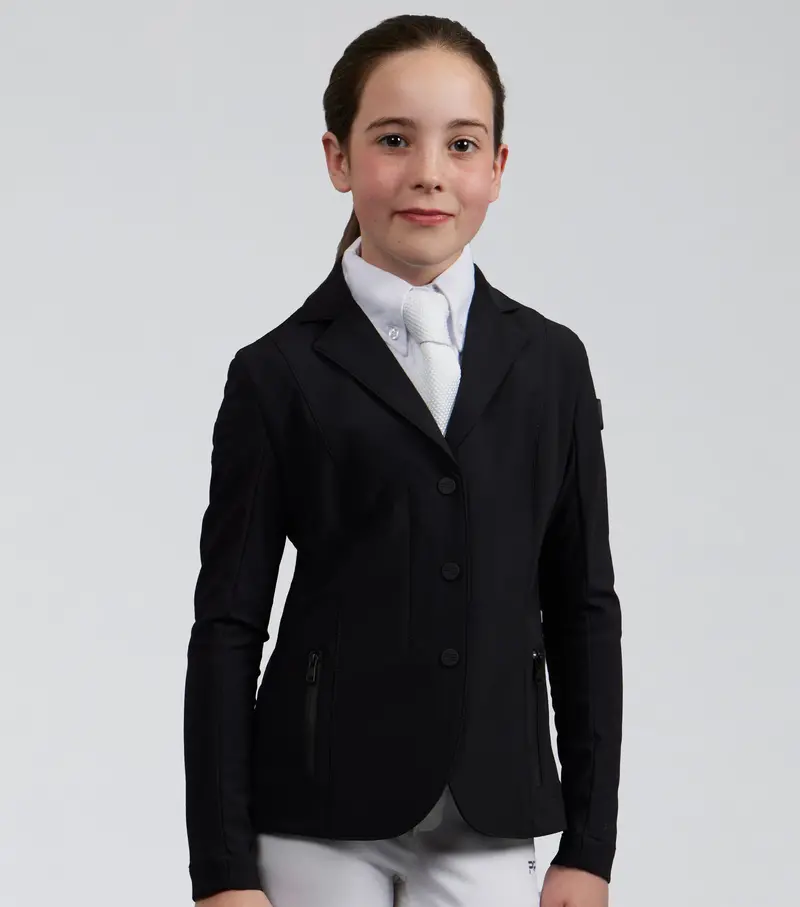 Evinco Girls Competition Jacket Jet Black 1