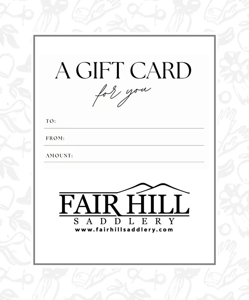 Fair Hill Saddlery Gift Card 1
