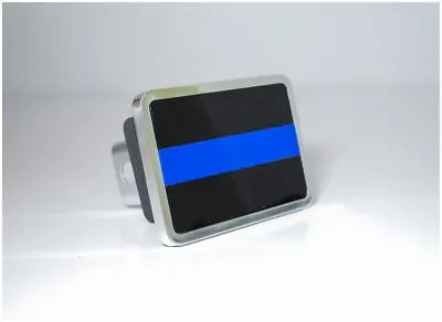 Fallen Police Officer Hitch Cover (Black) 1
