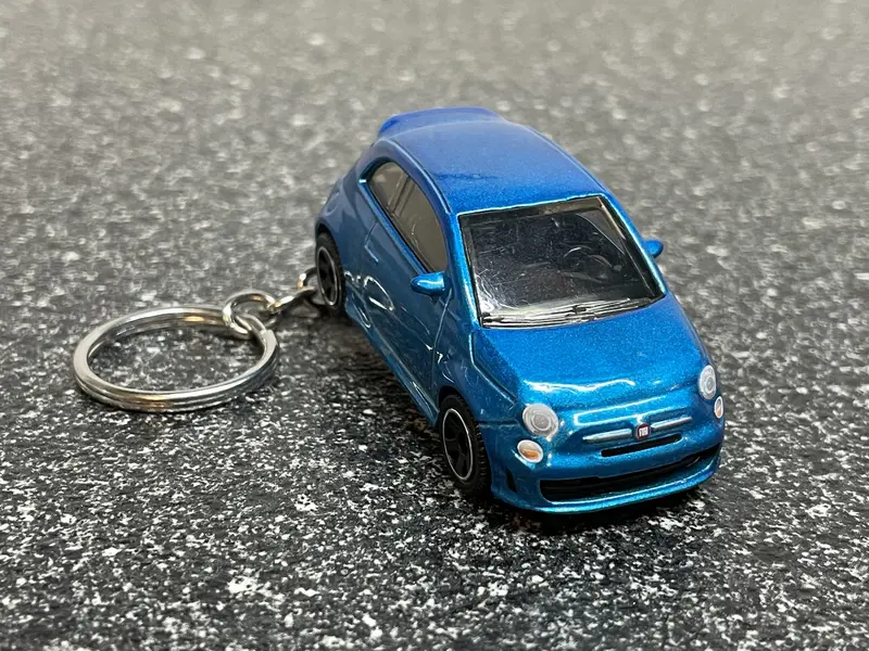 Fiat 500 Keychain Hot Wheels Matchbox 1