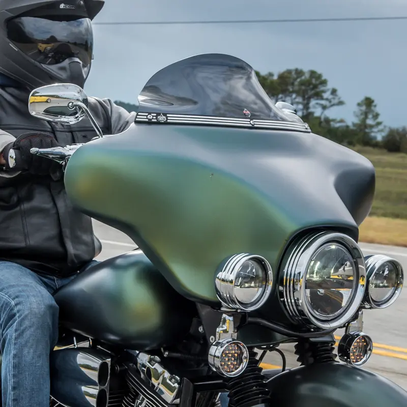 Flare® Windshield For Harley-Davidson® 1996-2013 Street Glide (Flht, Flhx) 6