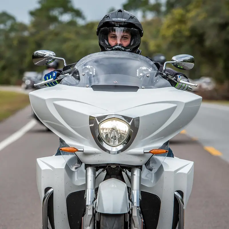 Flare® Windshield For Victory® 2010-2017 Cross Country And Magnum 2
