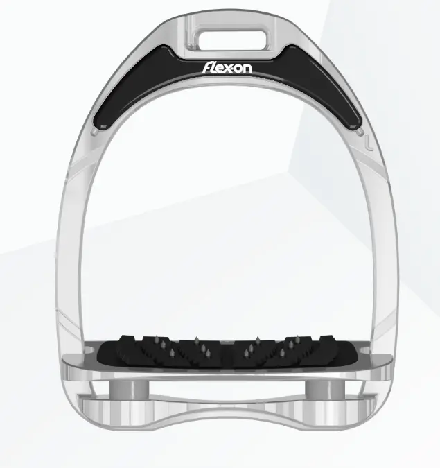 Flex-On Aluminum Stirrups W/Incline Ultra Grip 1