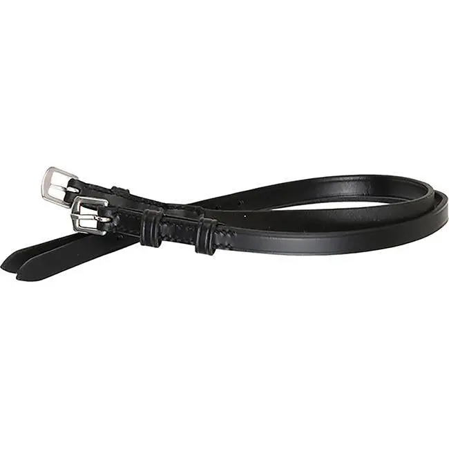 Flex Rider Black Leather Spur Strap 1