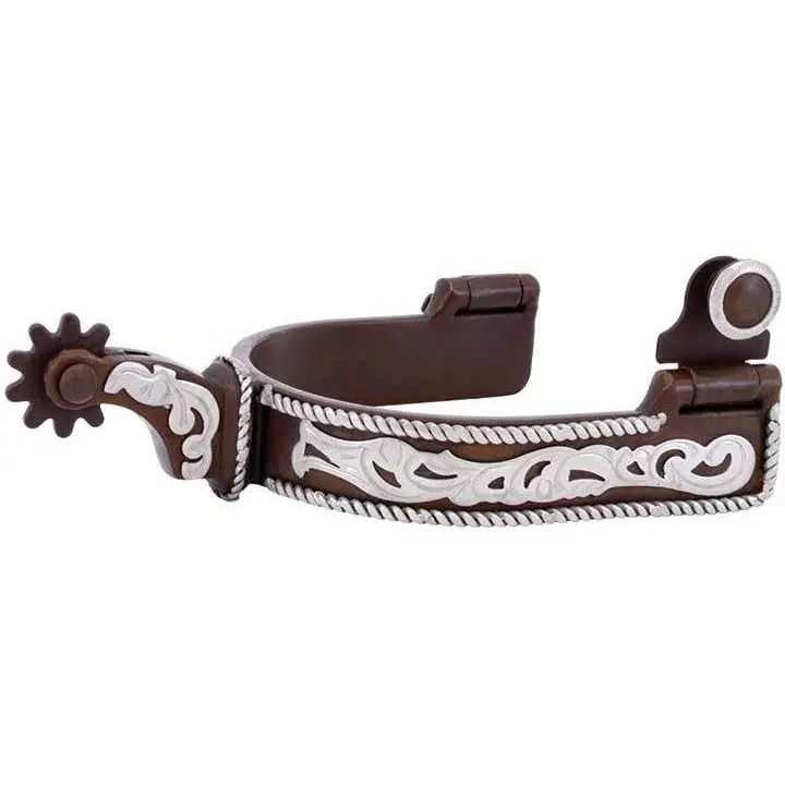 Floral And Rope Western Spur 1