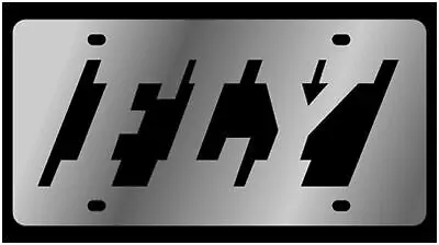 Fly Stainless Steel License Plate (Chrome) 1