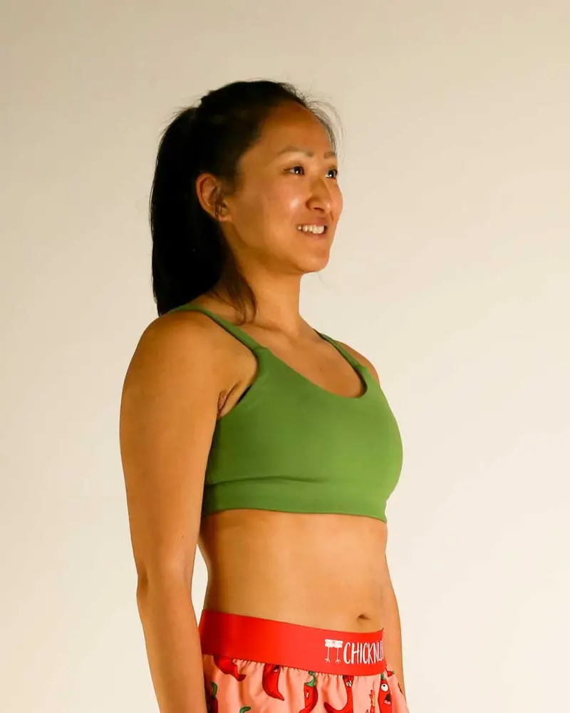 Fly Y-Back Sports Bra – Olive 4