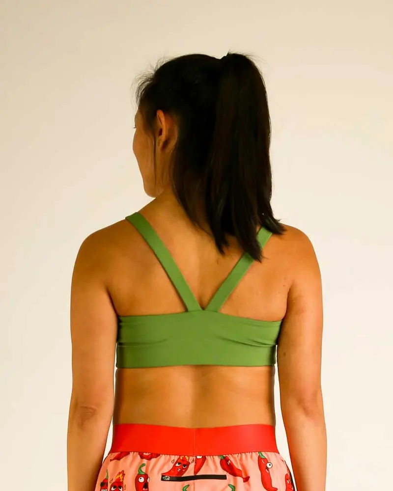 Fly Y-Back Sports Bra – Olive 5