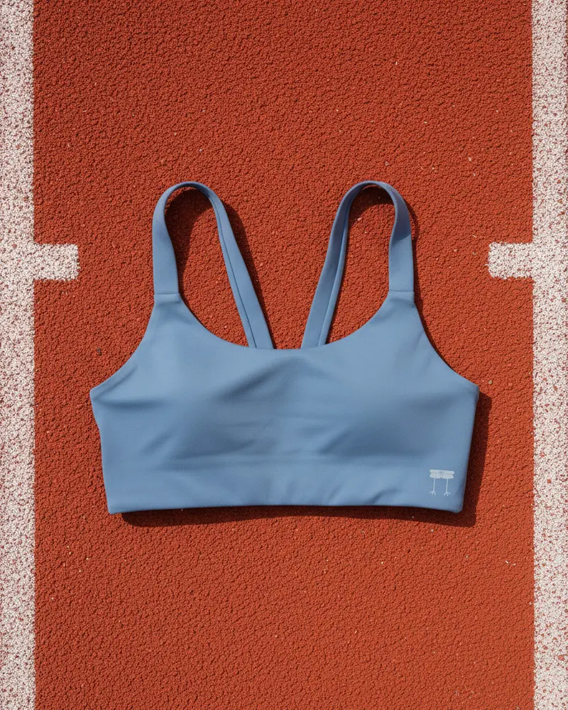 Fly Y-Back Sports Bra – Slate Blue 1