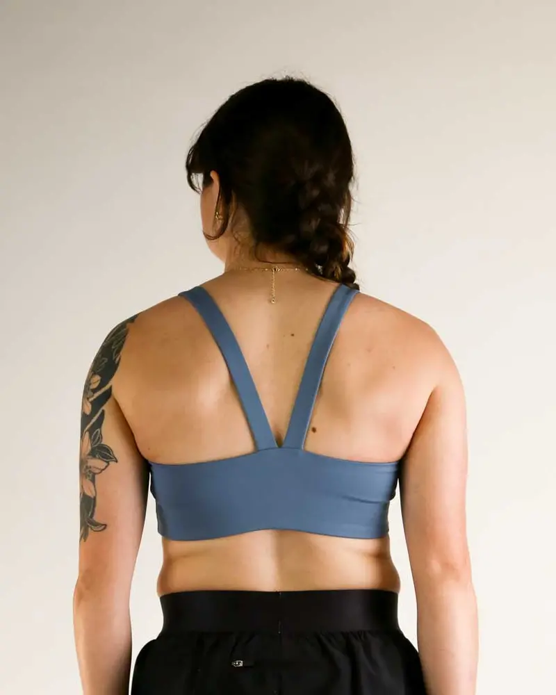 Fly Y-Back Sports Bra – Slate Blue 5