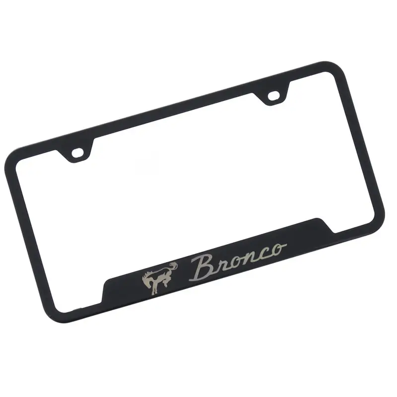 Ford Bronco License Plate Frame (Black) 1