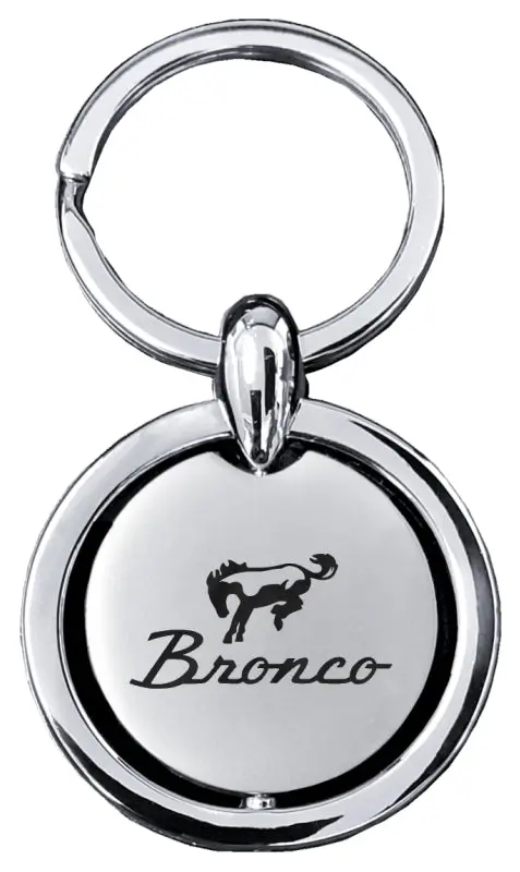 Ford Bronco Revolver Key Chain (Silver) 1