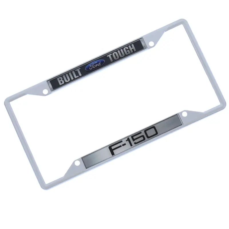 Ford Built Tough F150 License Plate Frame (Chrome) 1