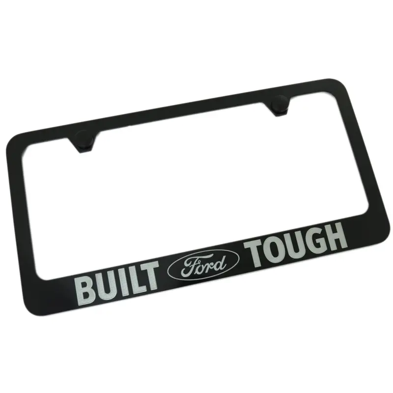Ford Built Tough License Plate Frame (Black) 1