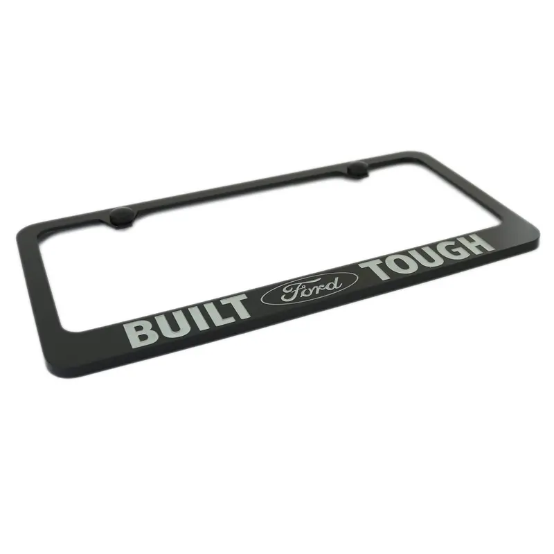 Ford Built Tough License Plate Frame (Black) 2