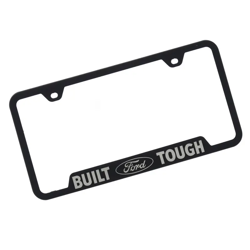 Ford Built Tough License Plate Frame (Matte Black) 1