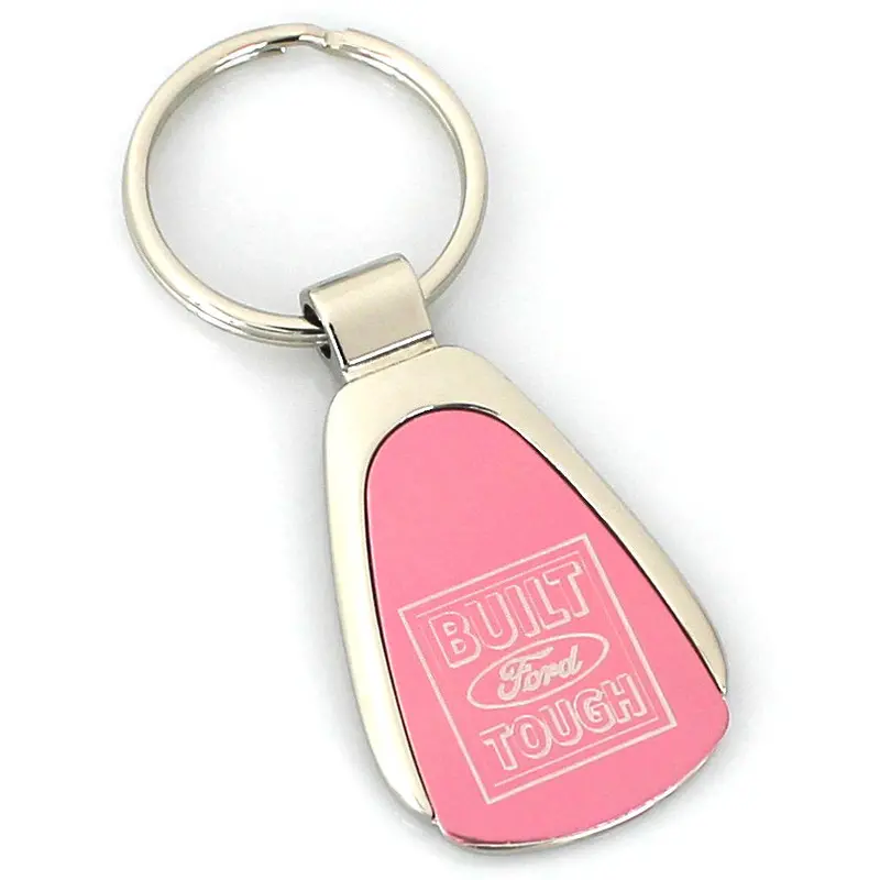 Ford Built Tough Tear Drop Key Ring (Pink) 1