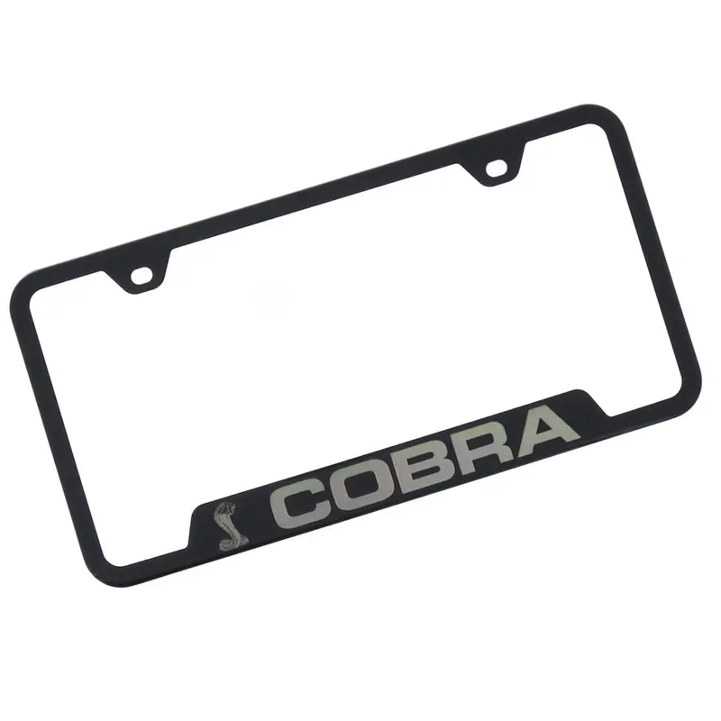 Ford Cobra License Plate Frame (Black) 1