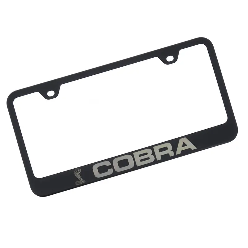 Ford Cobra License Plate Frame (Black) 1