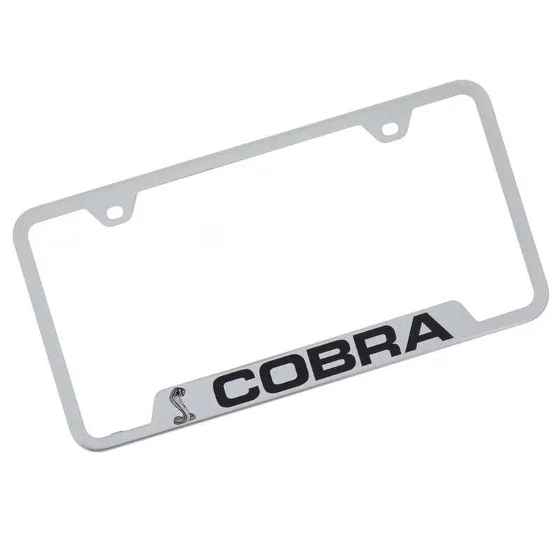 Ford Cobra License Plate Frame (Chrome) 1