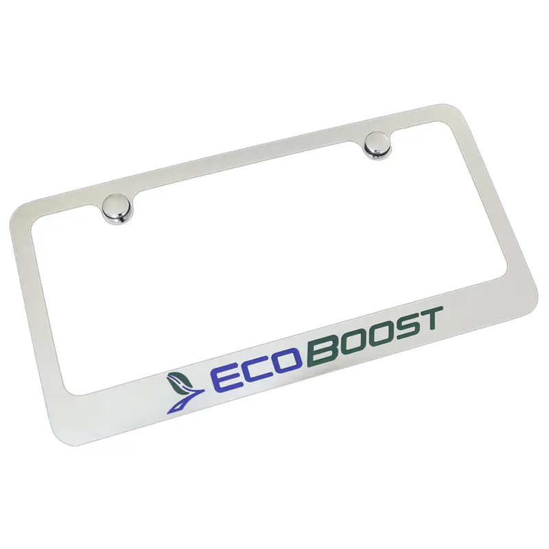 Ford Ecoboost License Plate Frame (Chrome) 1