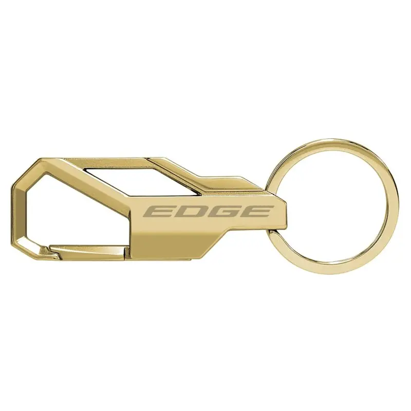 Ford Edge Snap Hook Key Chain (Gold) 1