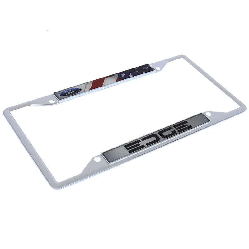 Ford Edge Usa License Plate Frame (Chrome) 2