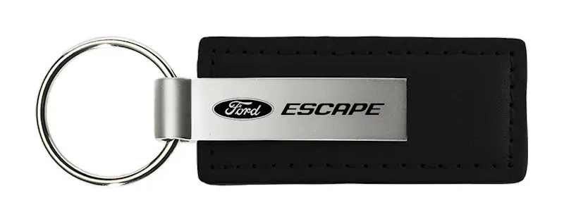 Ford Escape Leather Keychain (Black) 1