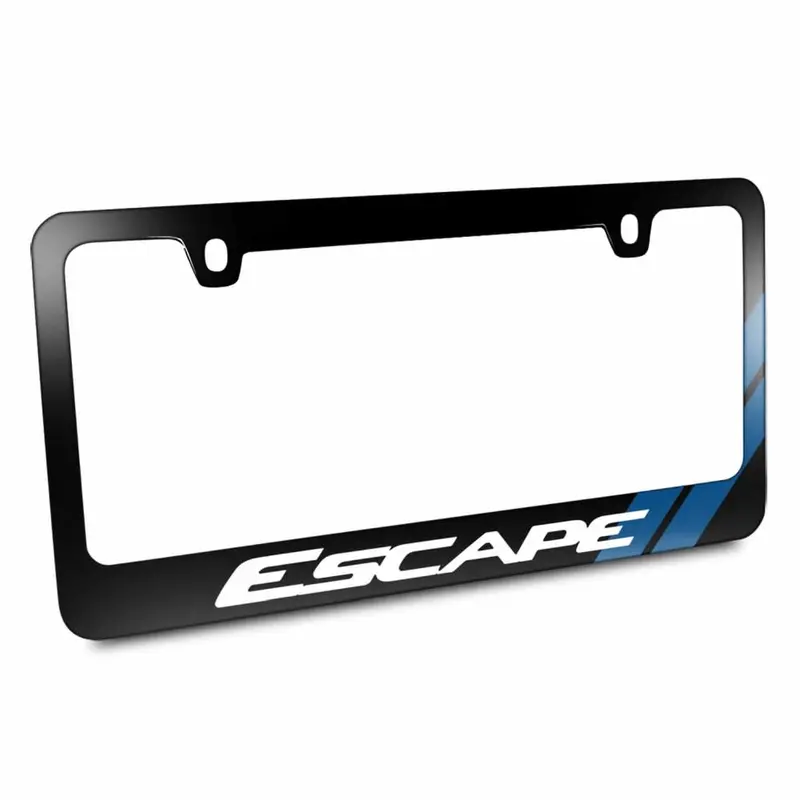 Ford Escape License Plate Frame (Black) 1