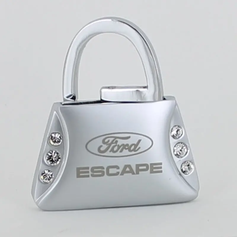 Ford Escape Purse Shape Keychain (Chrome) 2
