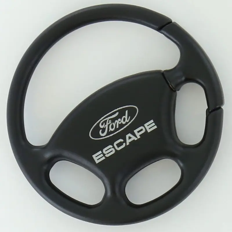 Ford Escape Steering Wheel Key Ring (Black) 1