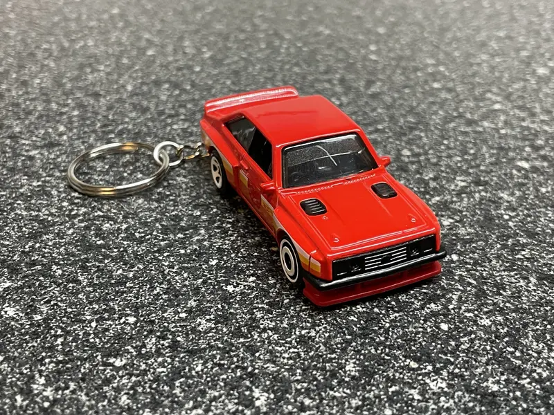 Ford Escort Rs2000 Red Keychain Hot Wheels Matchbox 1