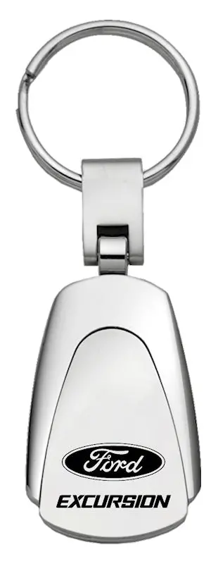 Ford Excursion Tear Drop Keychain (Chrome) 1
