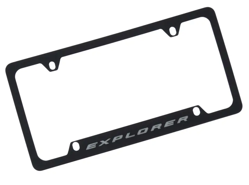 Ford Explorer License Plate Frame (Black) 1