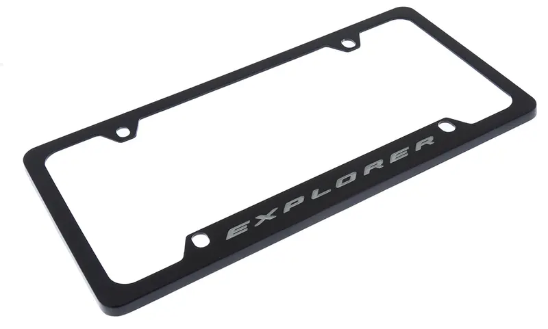 Ford Explorer License Plate Frame (Black) 2