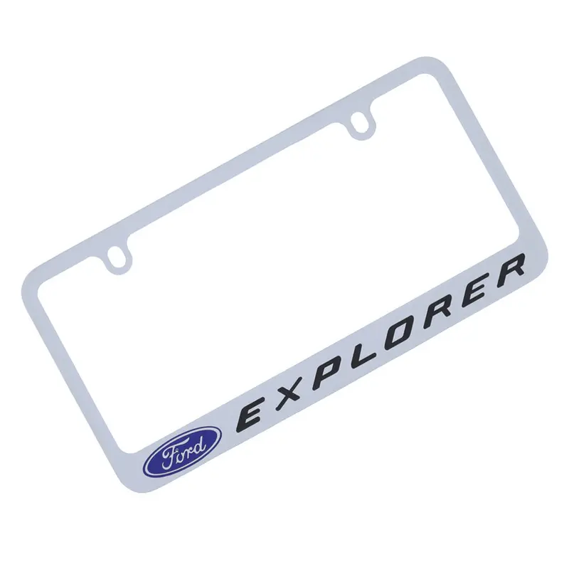 Ford Explorer Logo License Plate Frame (Chrome) 1