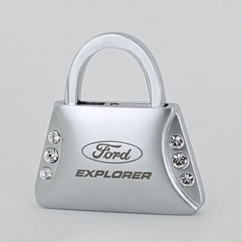 Ford Explorer Purse Shape Keychain (Chrome) 1