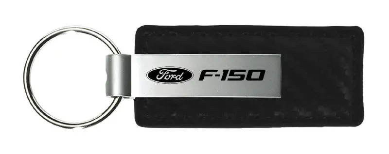 Ford F-150 Carbon Fiber Leather Keychain 2
