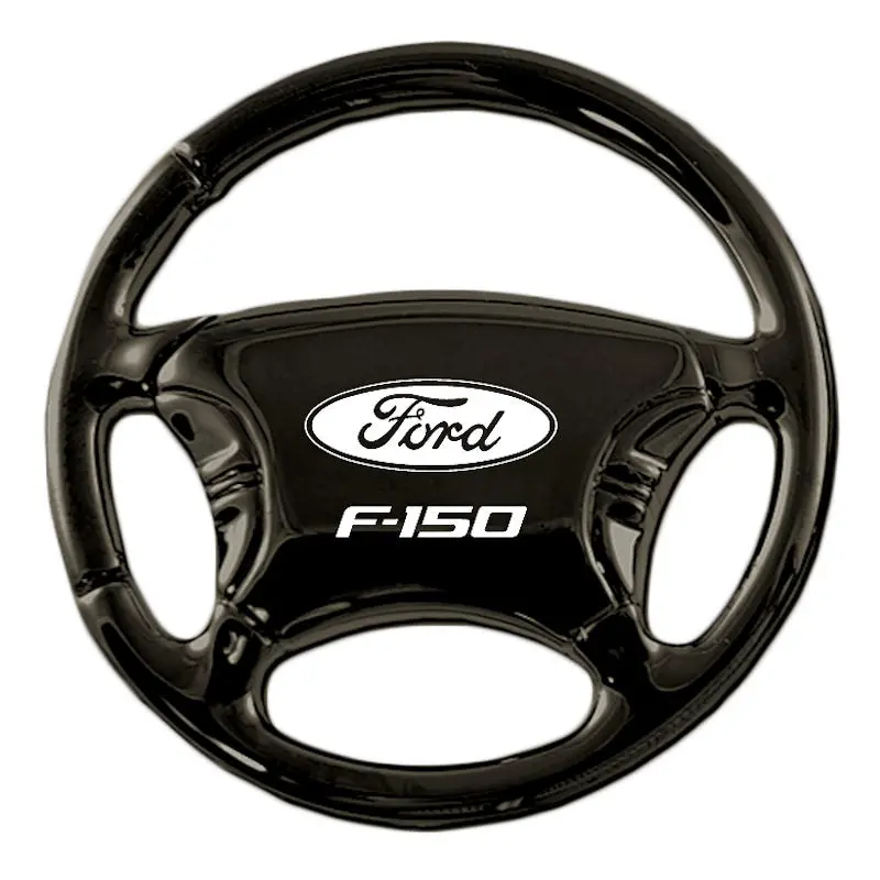Ford F-150 Steering Wheel Key Ring (Black) 1