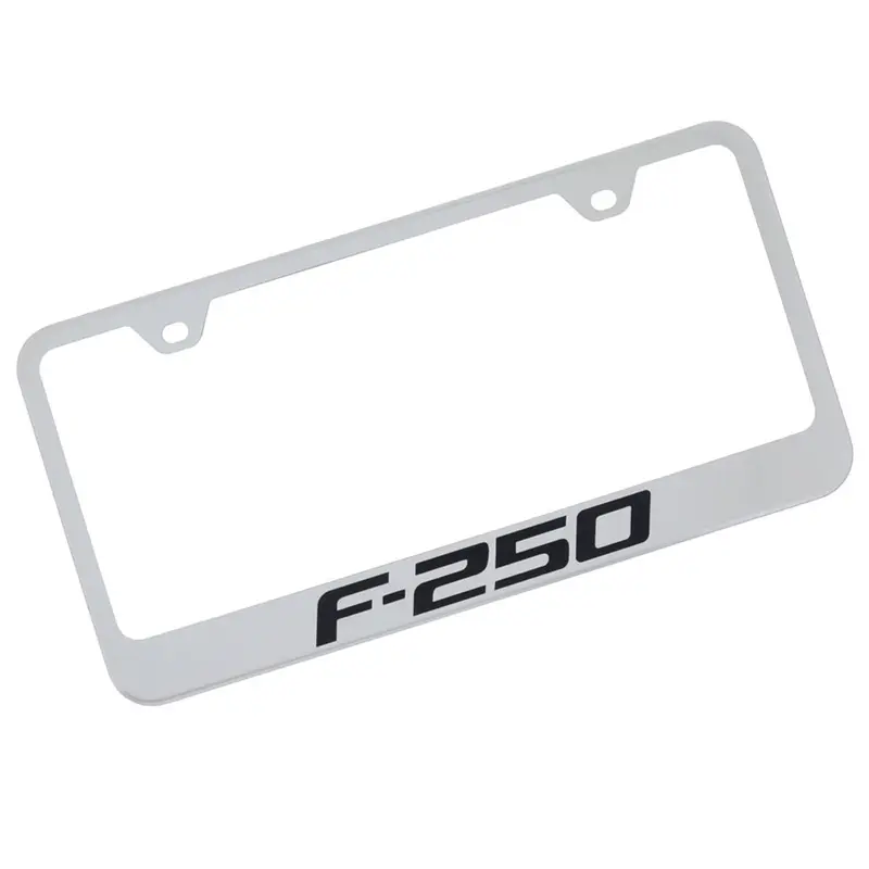 Ford F-250 License Plate Frame (Chrome) 1