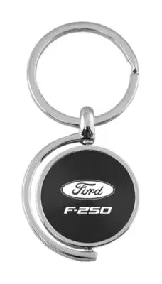 Ford F-250 Spinner Key Ring (Black) 1